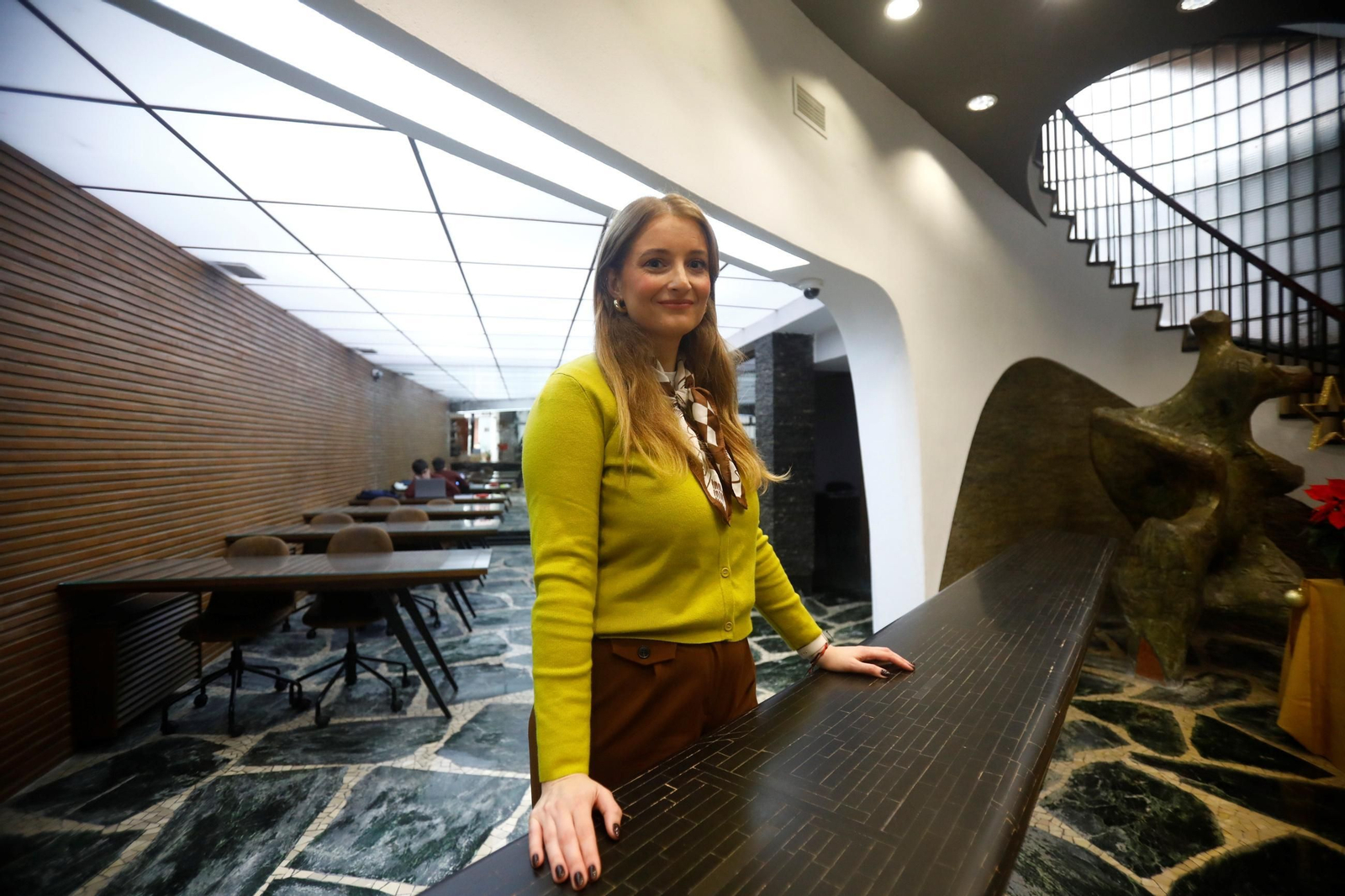 Sofía Martínez posa en la Cámara de Comercio de Córdoba.