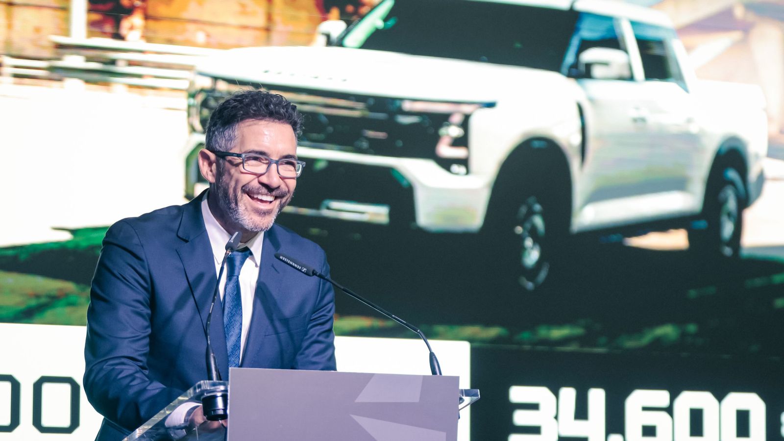 El CEO de Santana Motors, Eduardo Blanco, en un acto reciente.