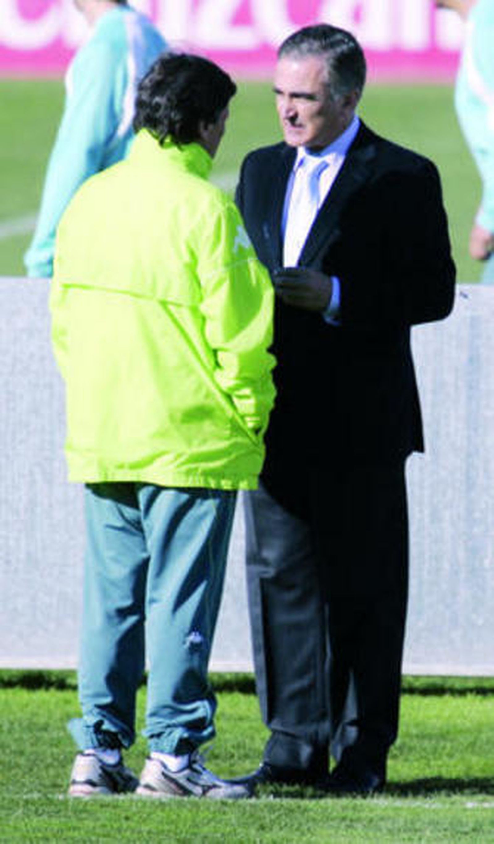 Aurelio con Yayá Touré.