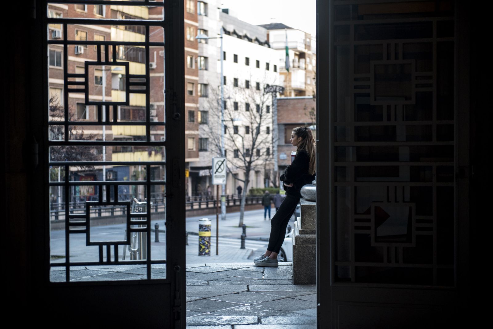 Entrada del Espacio V Centenario, de la Universidad de Granada.