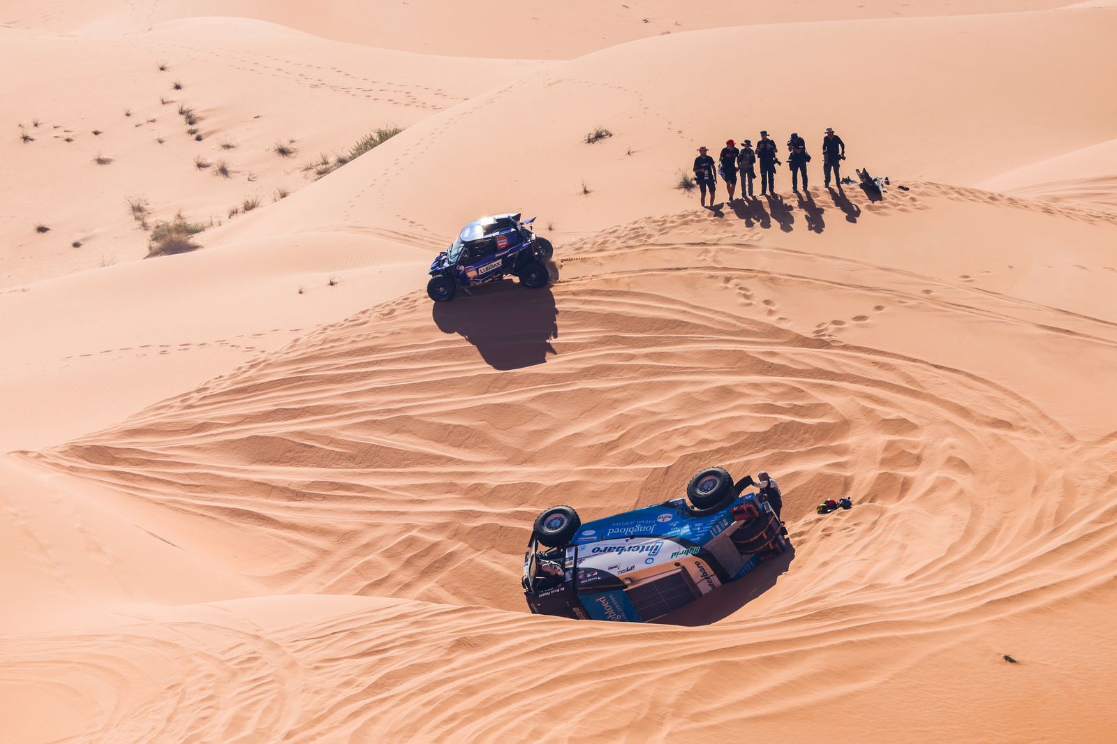 Las mejores fotos del Dakar por las dunas