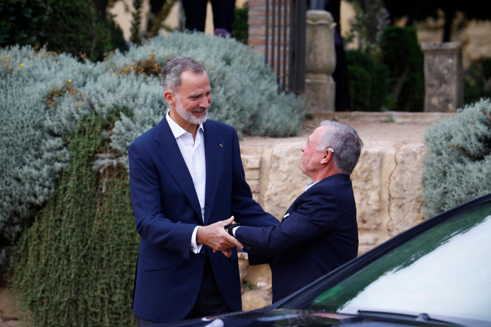 Los reyes Felipe VI y Abdalá II, en el Alcázar de los Reyes Cristianos de Córdoba