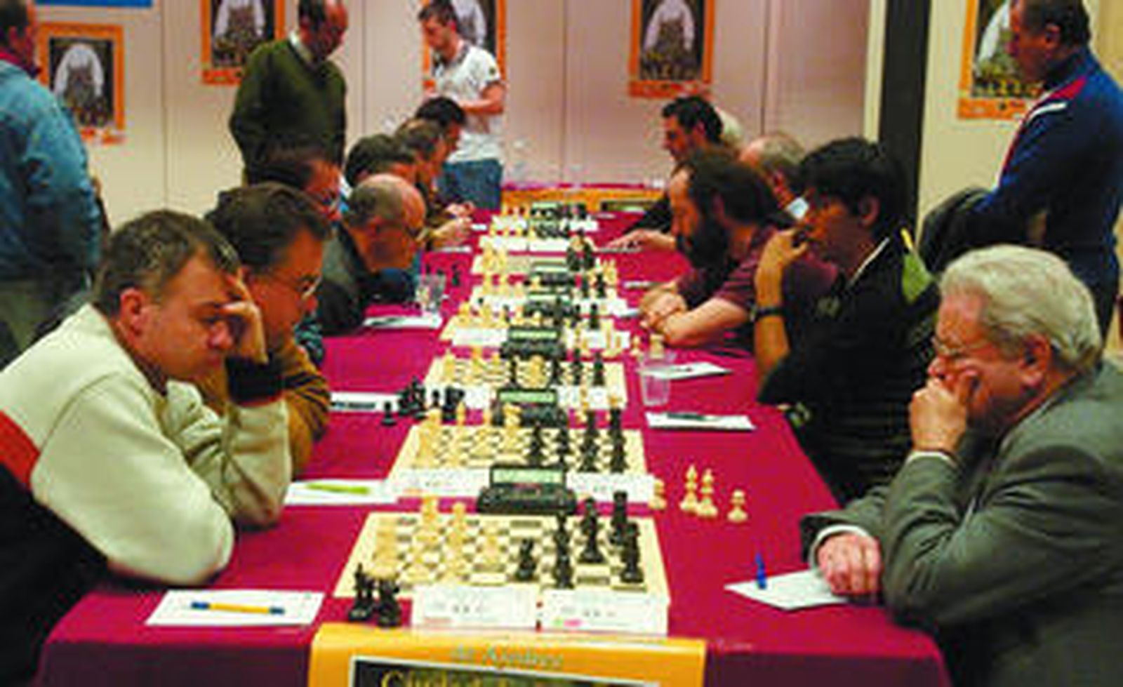 Imagen de las partidas correspondientes a la última ronda del Internacional Ciudad de Sevilla.