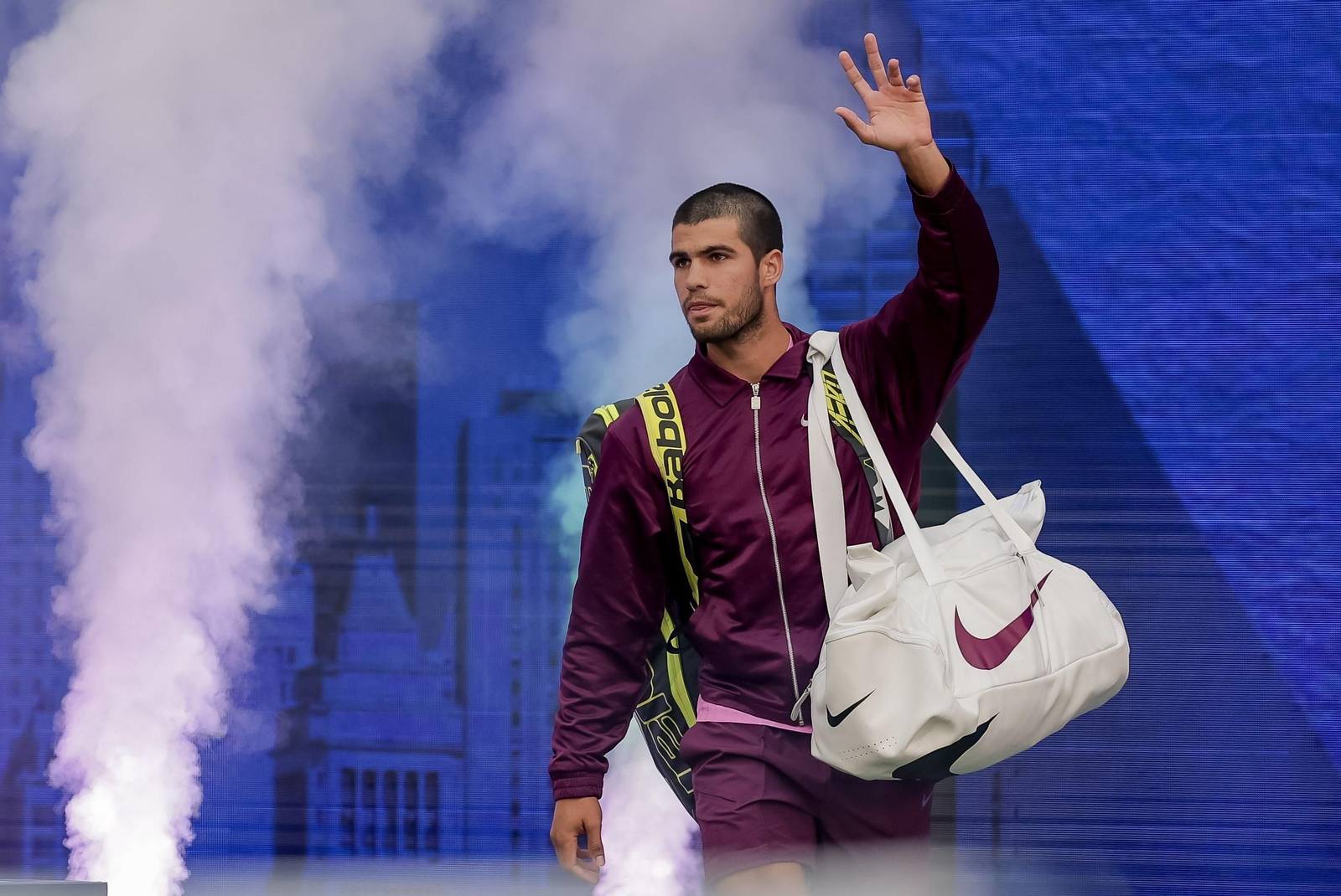 Las fotos del pase a la final de Alcaraz ante Djokovic