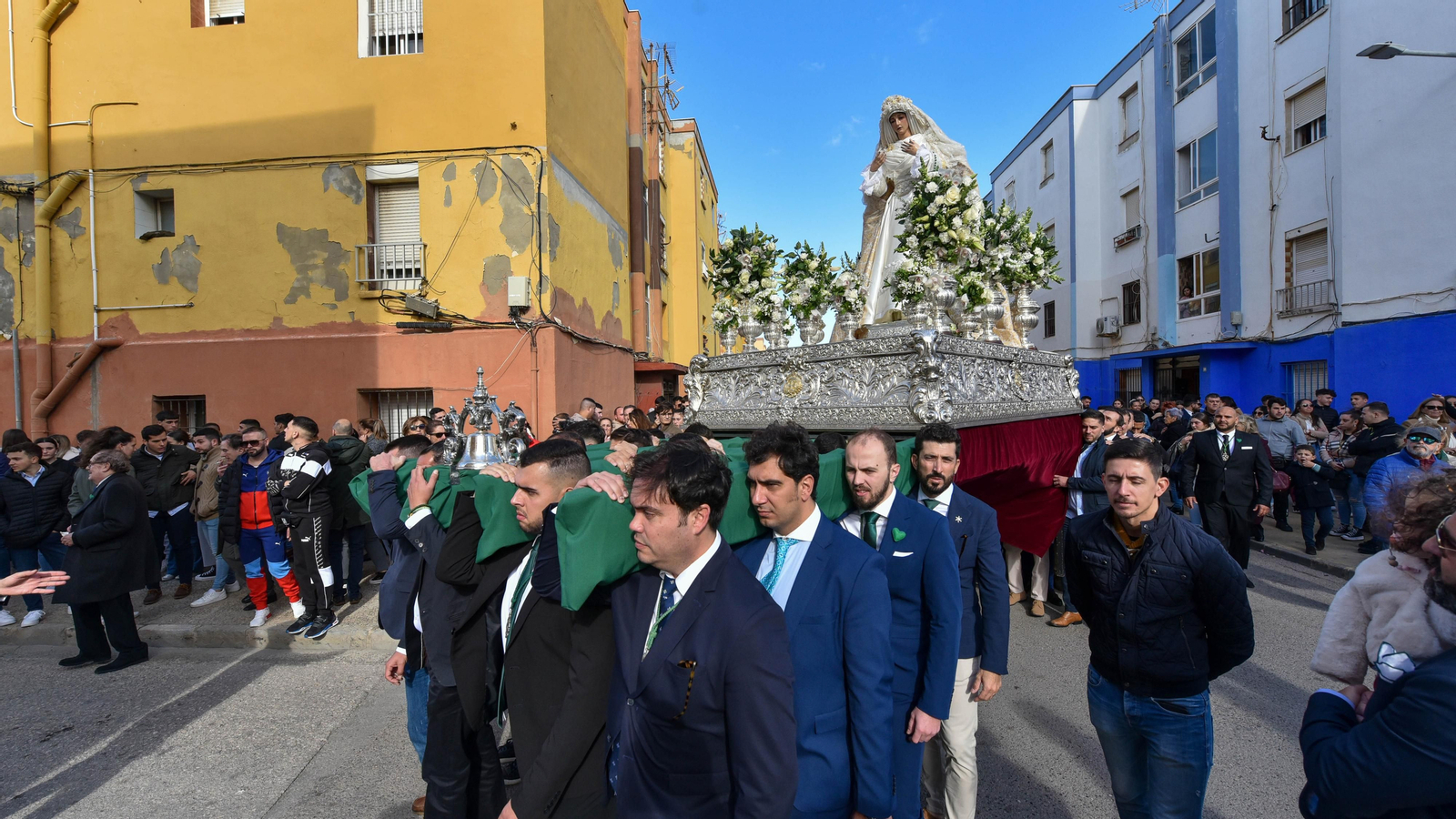 La vuelta de la Virgen de la Esperanza a La Línea, en imágenes