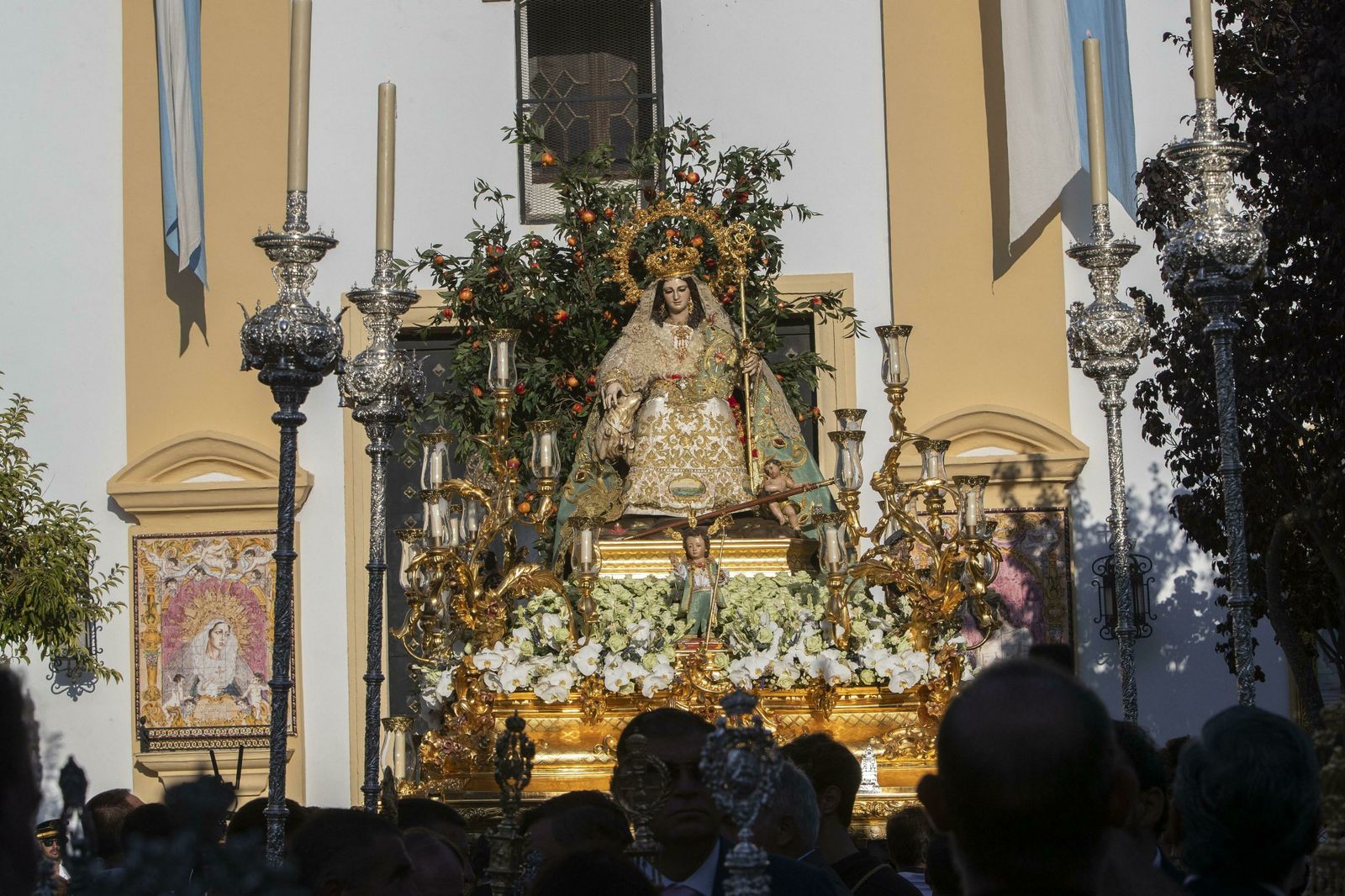 La procesión de la Pastora del año pasado.