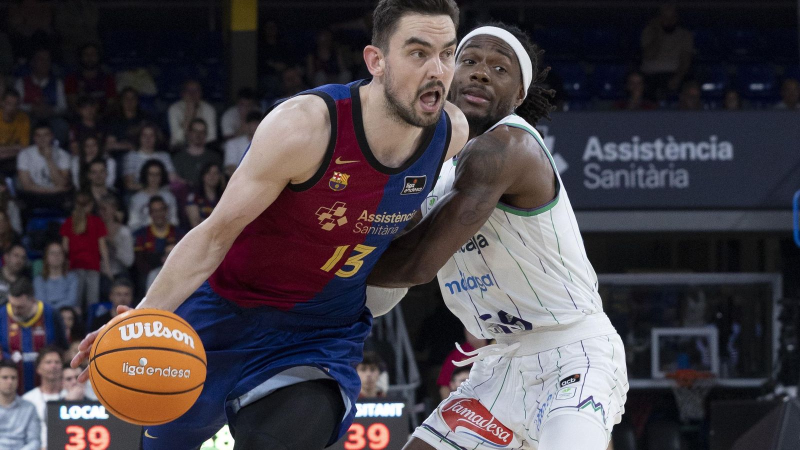 El Barcelona-Unicaja, en fotos