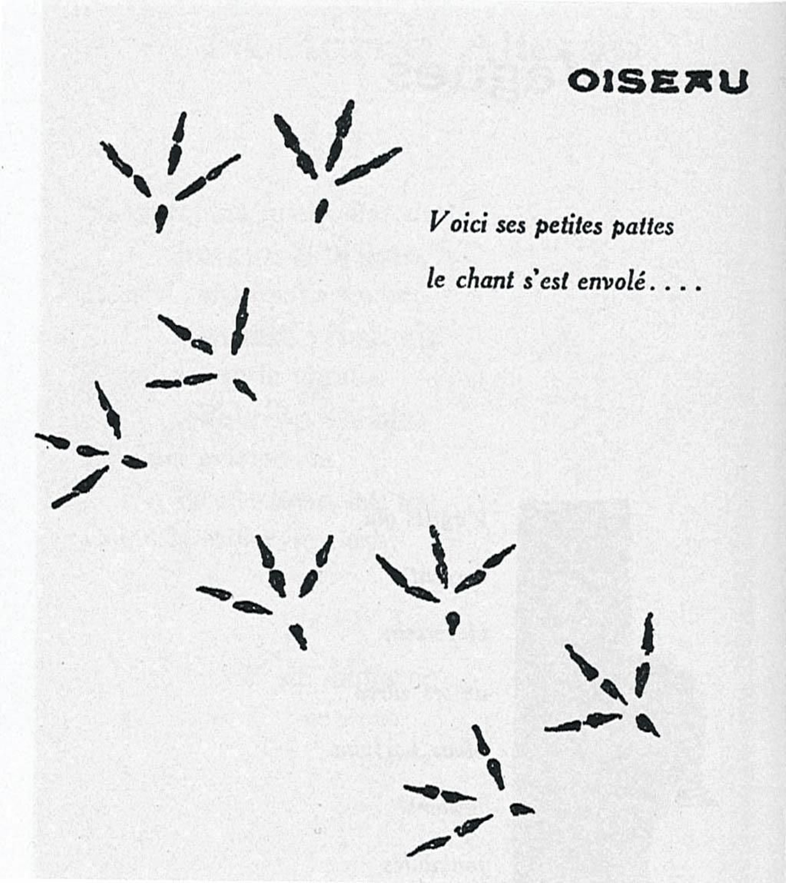 Un poema visual de José Juan Tablada.