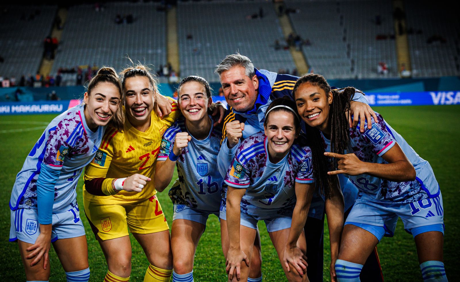 Las fotos de la goleada de España a Suiza en el Mundial femenino