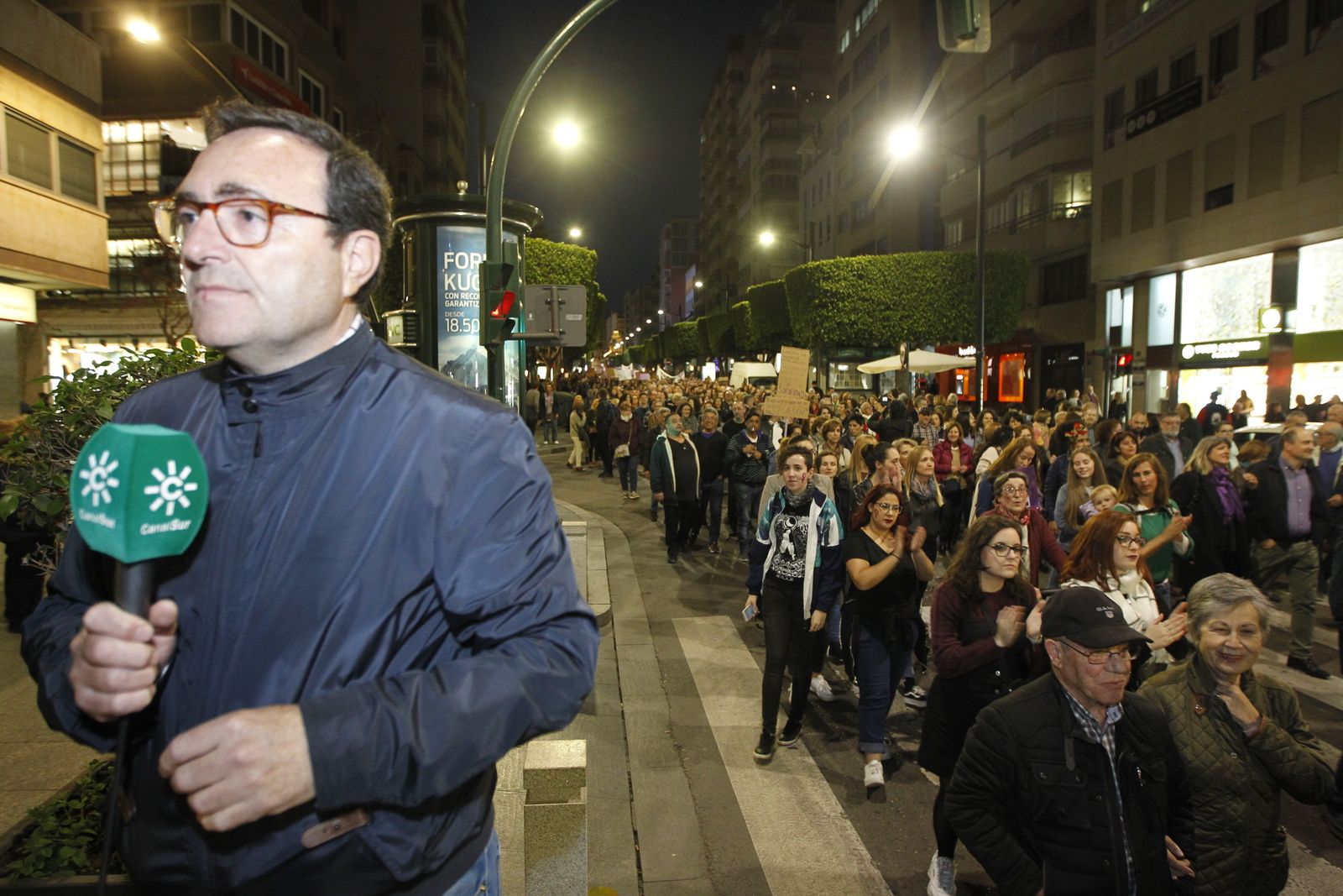 Fotogalería manifestación Día Internacional de la Mujer en Almería
