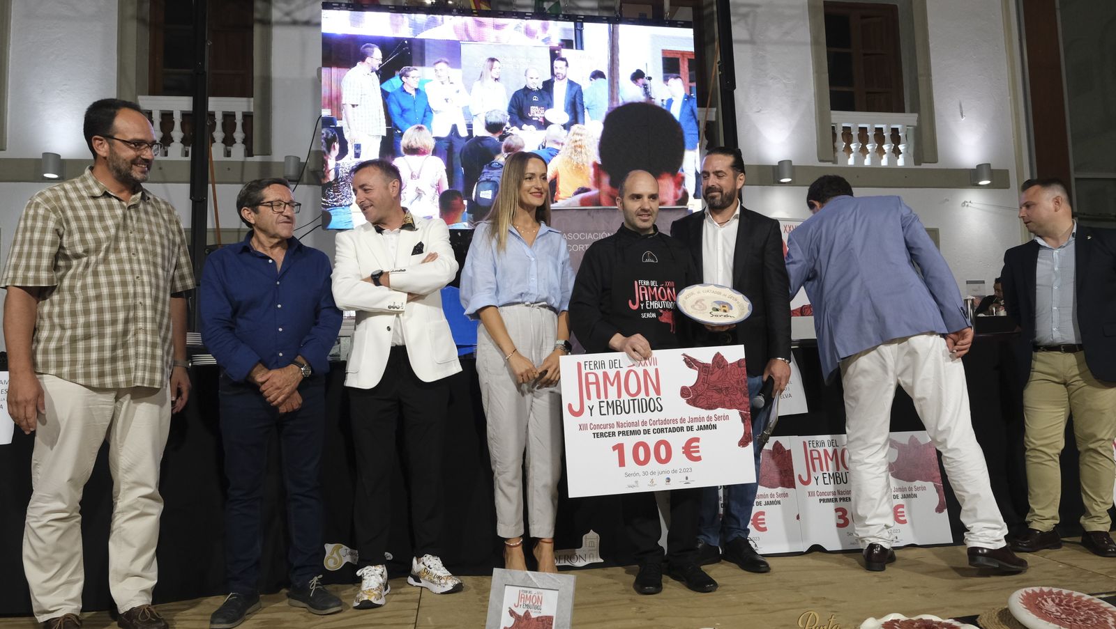 Imágenes del Concurso Nacional de Cortadores de Jamón de Serón