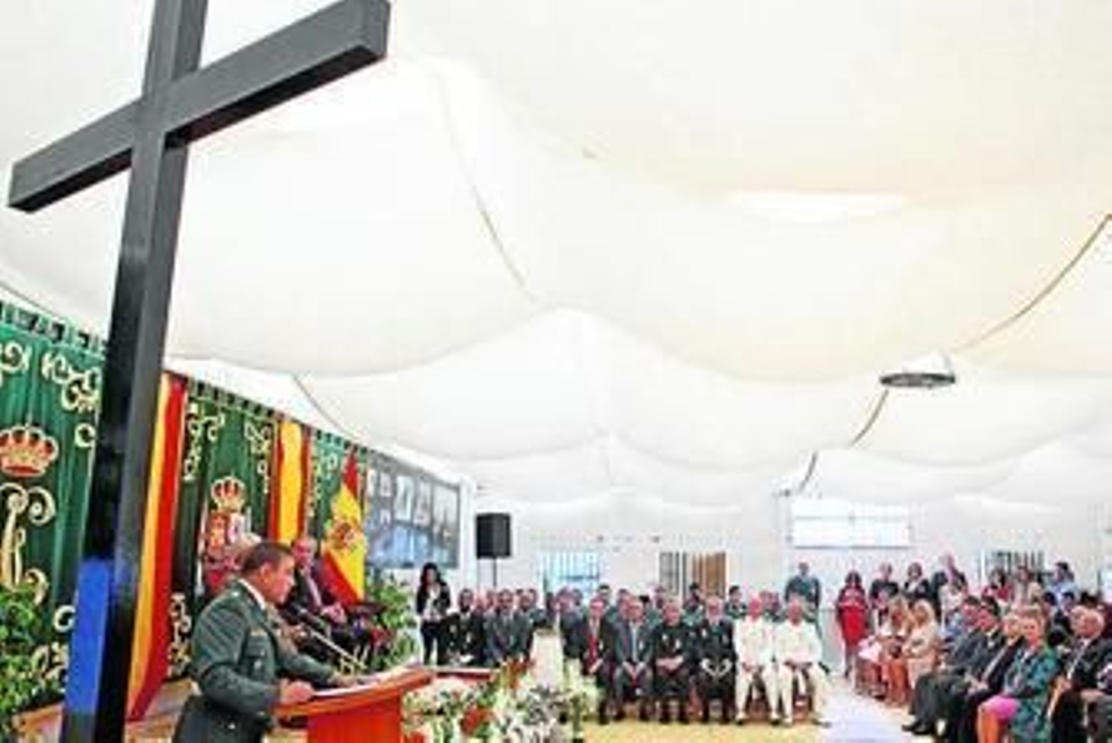 Momento del acto del Dia de la Guardia Civil del pasado año.