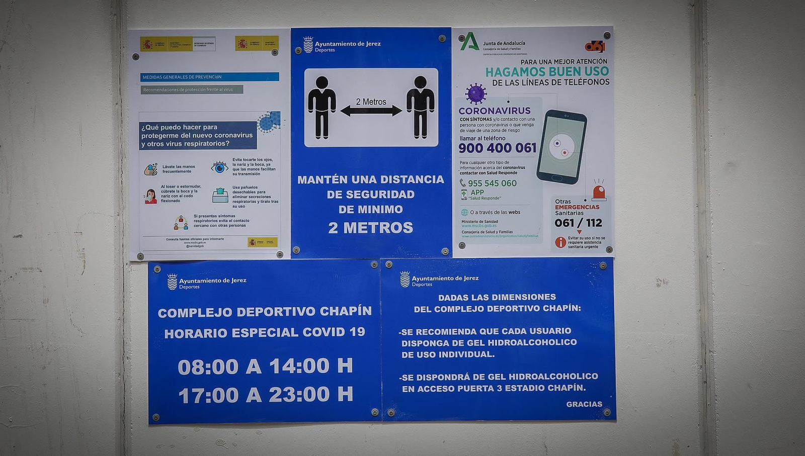 El Complejo Deportivo de Chapín, abierto