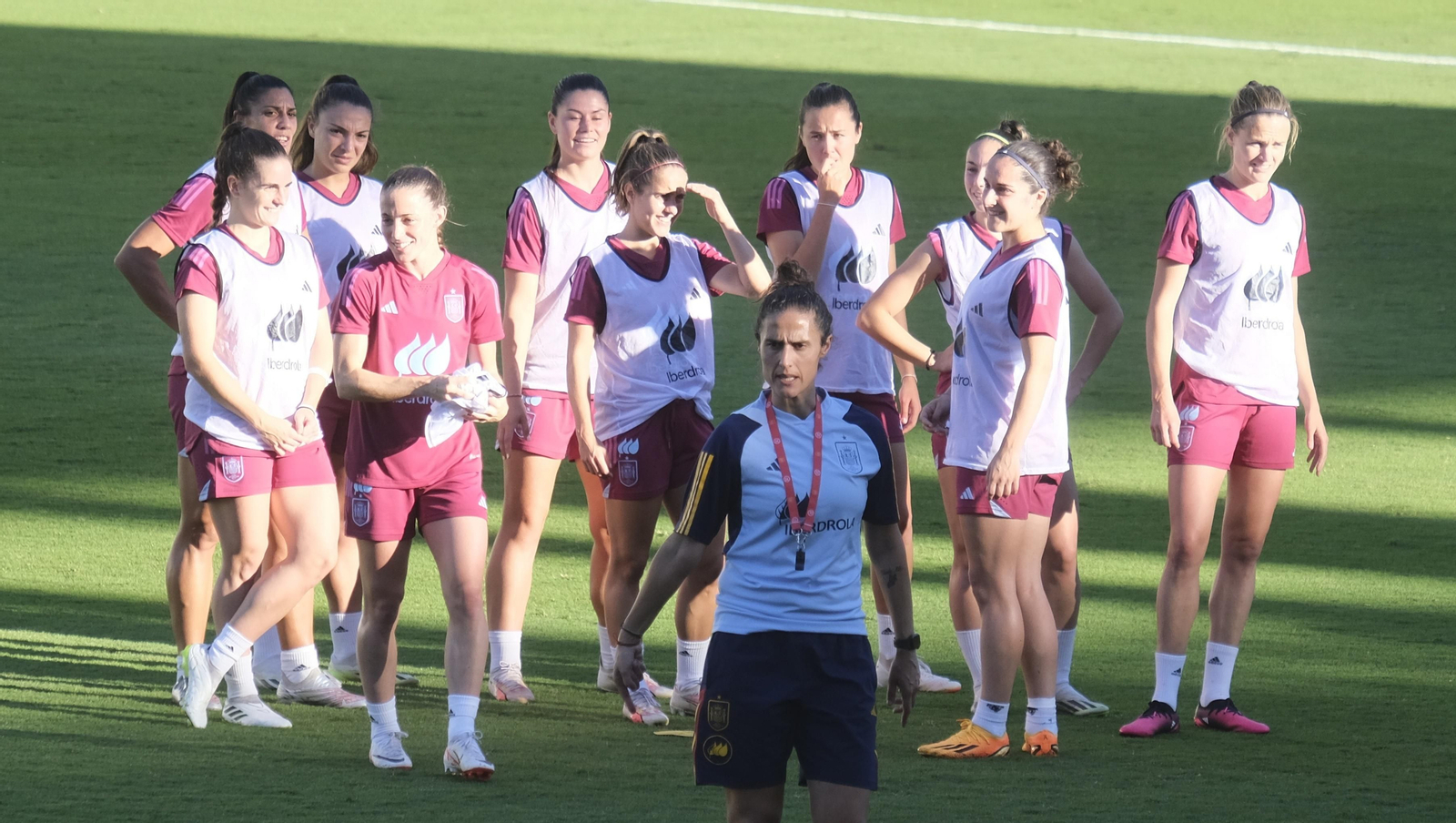 Las mejores fotografías del entrenamiento de España en El Arcángel antes de jugar ante Suiza