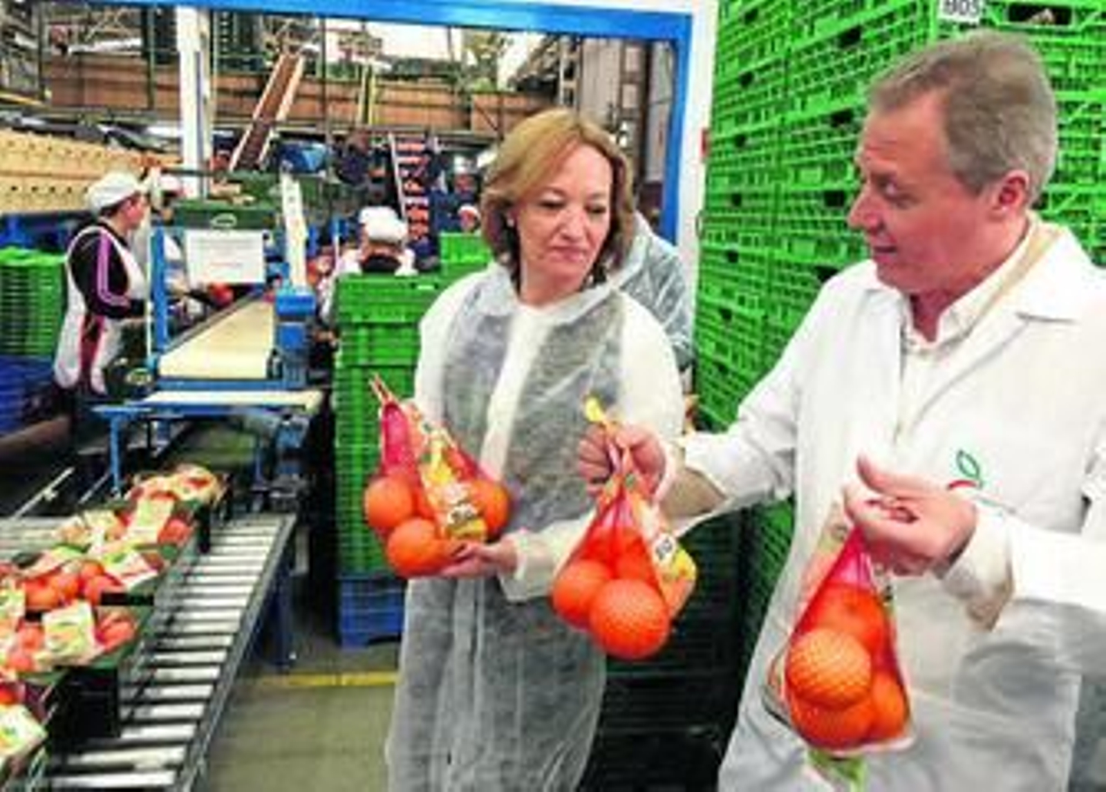La consejera, Carmen Ortiz, pasó por las instalaciones de la empresa en Gádor el pasado viernes. La consejera, Carmen Ortiz, pasó por las instalaciones de la empresa en Gádor el pasado viernes.