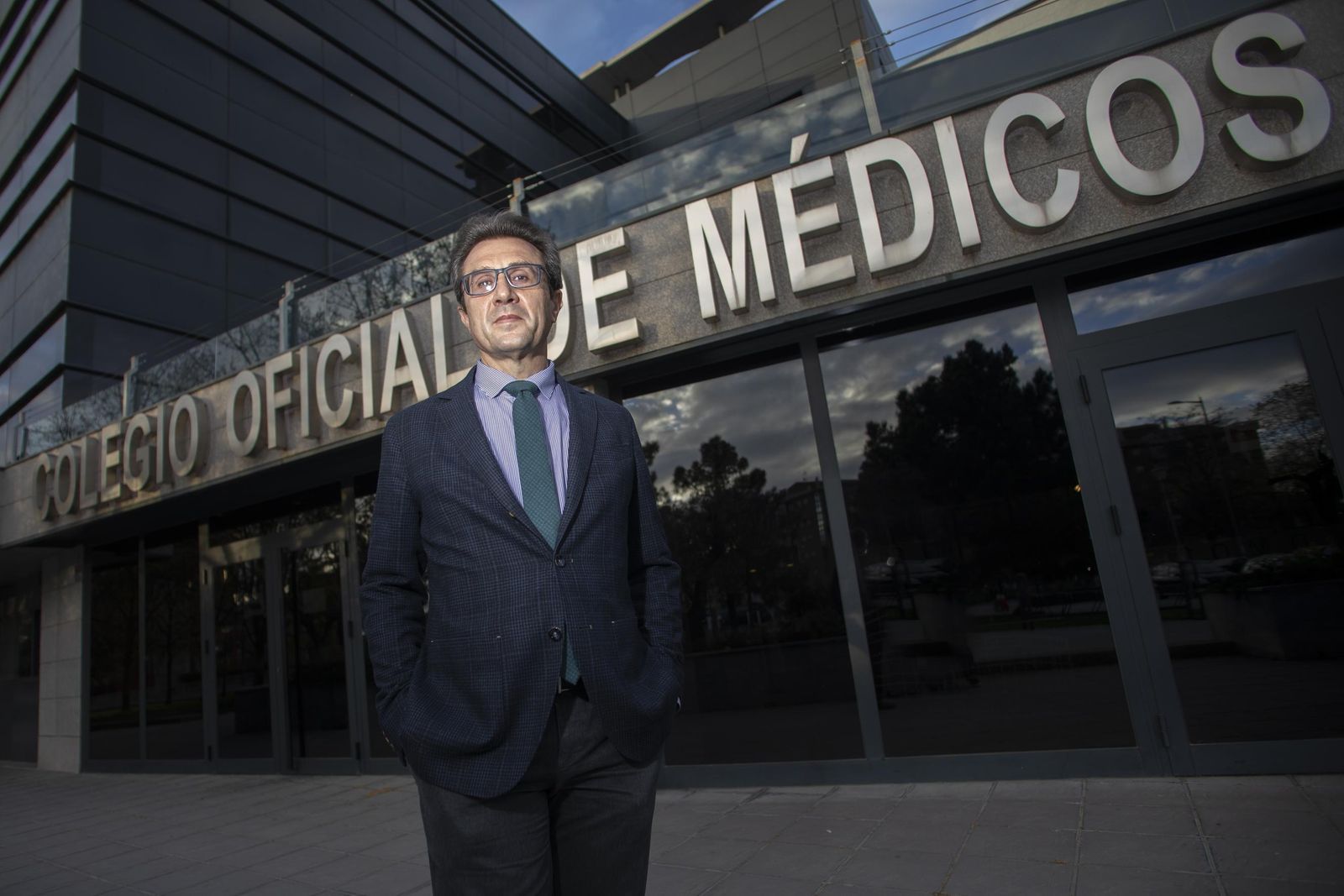 Jorge Fernández Parra, presidente del Colegio de Médicos de Granada