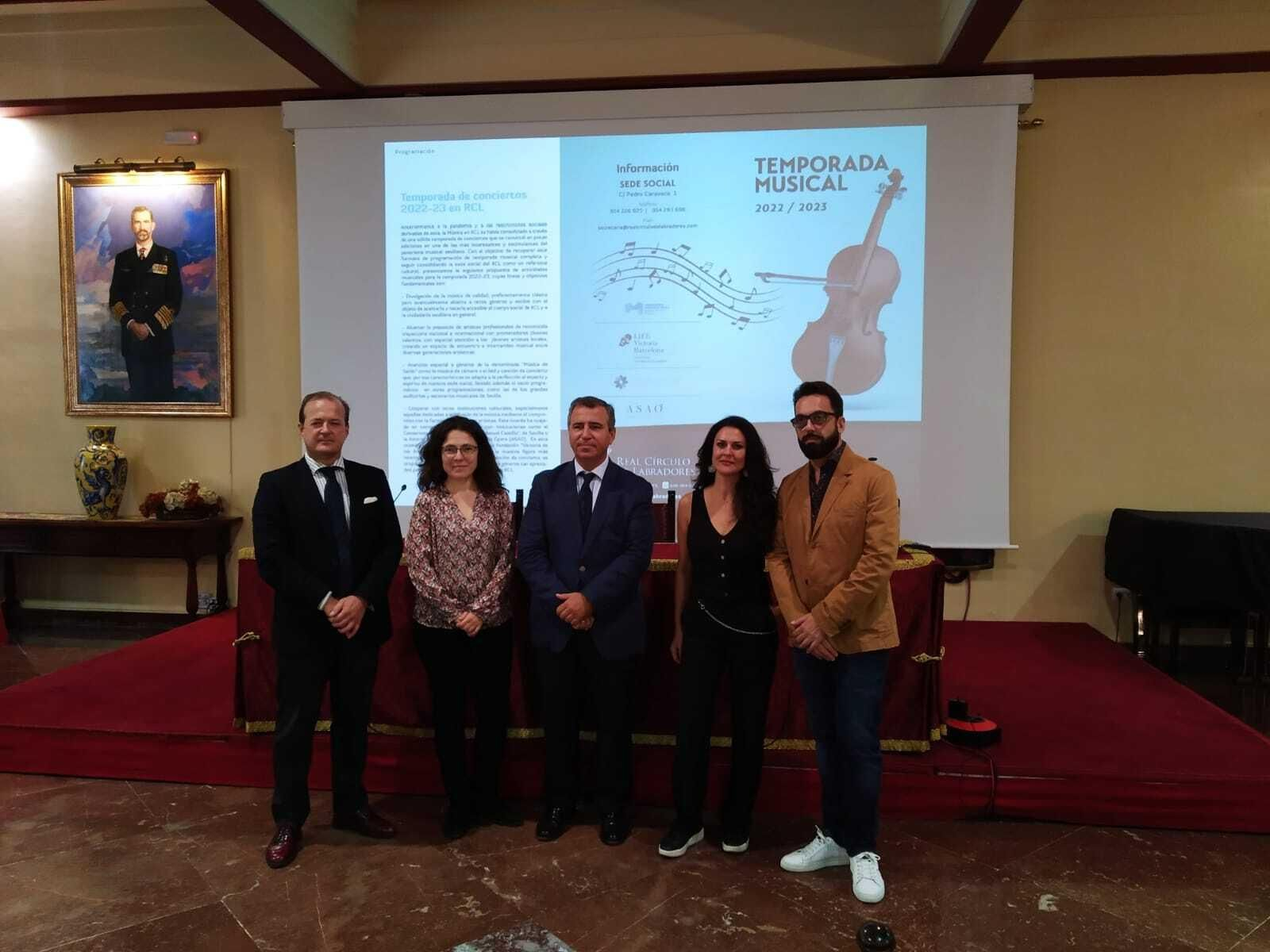 Ignacio Truijillo, Ana Moreno, Benito Mateos, Ruth Rosique y Francisco Soriano.