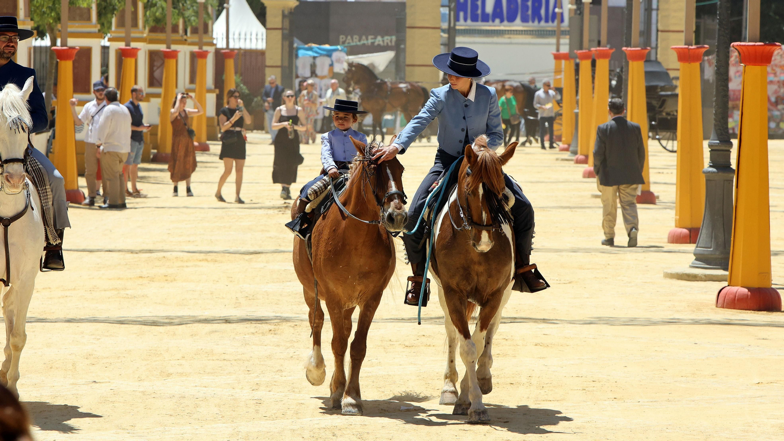 Imágenes del ambiente el miércoles en la Feria de Jerez 2024