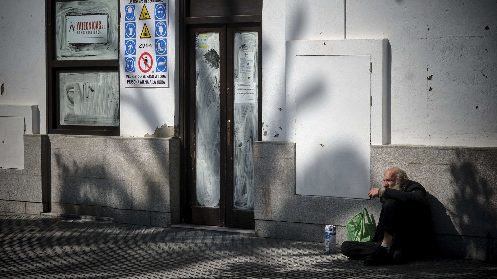 Un establecimiento de hostelería que se encuentra en obras.