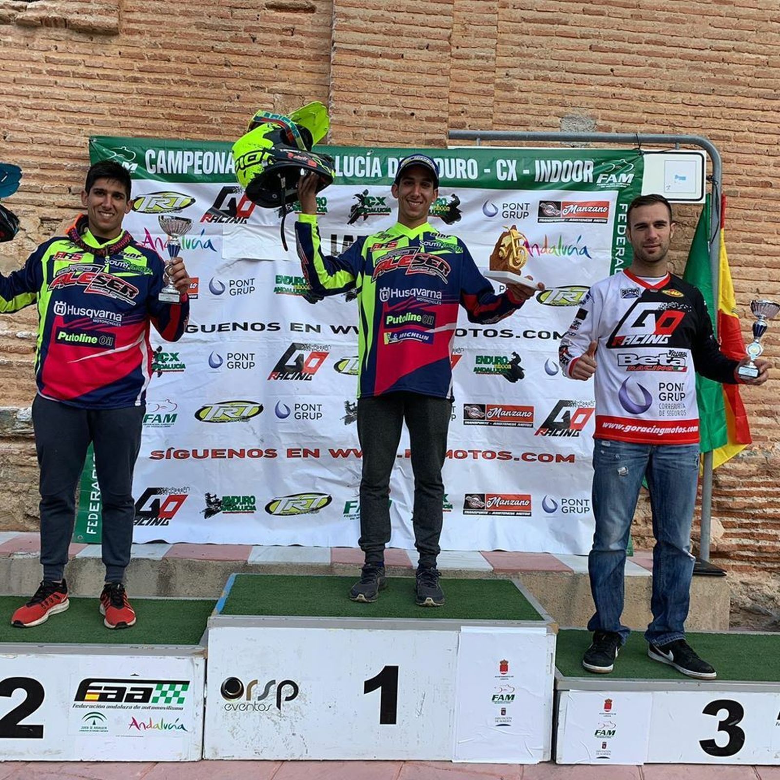 José Manuel Morillo fue tercero por detrás de los mundialistas hermanos Navarro.