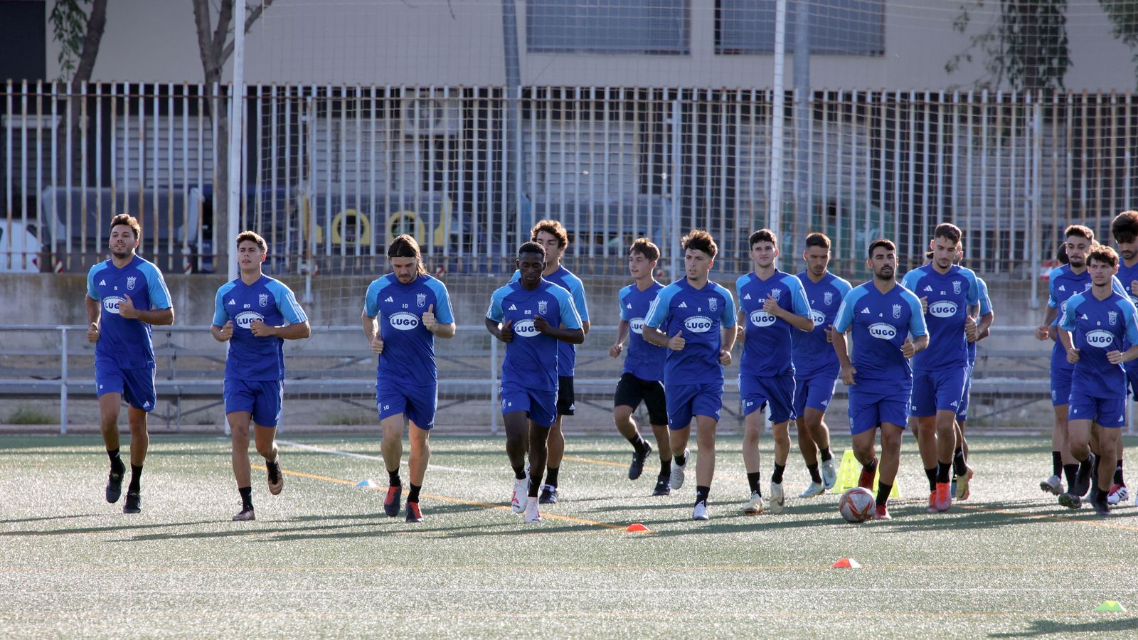 Primer entrenamiento del Xerez CD en el campo de La Granja