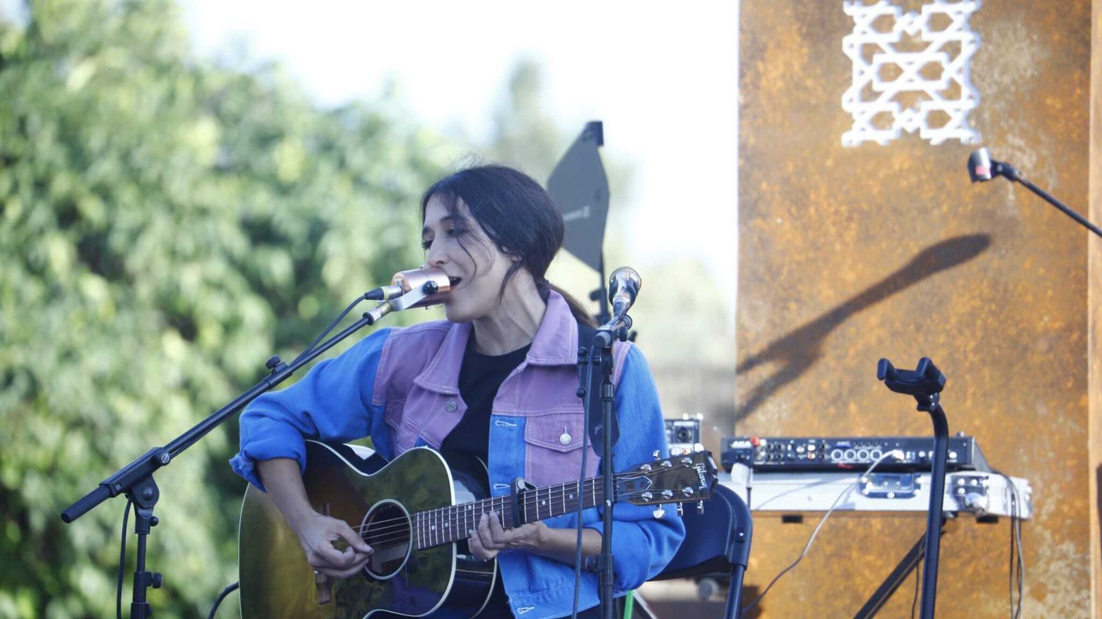 Anni B Sweet, durante su actuación.