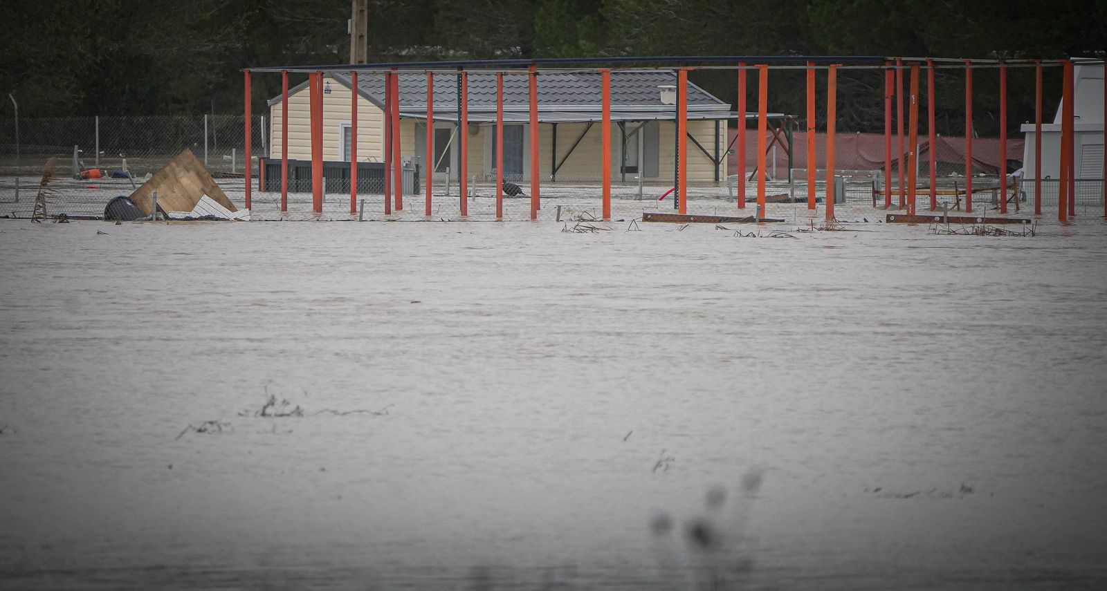 Imágenes de las zonas afectadas por la crecida del rio Guadalete en Jerez