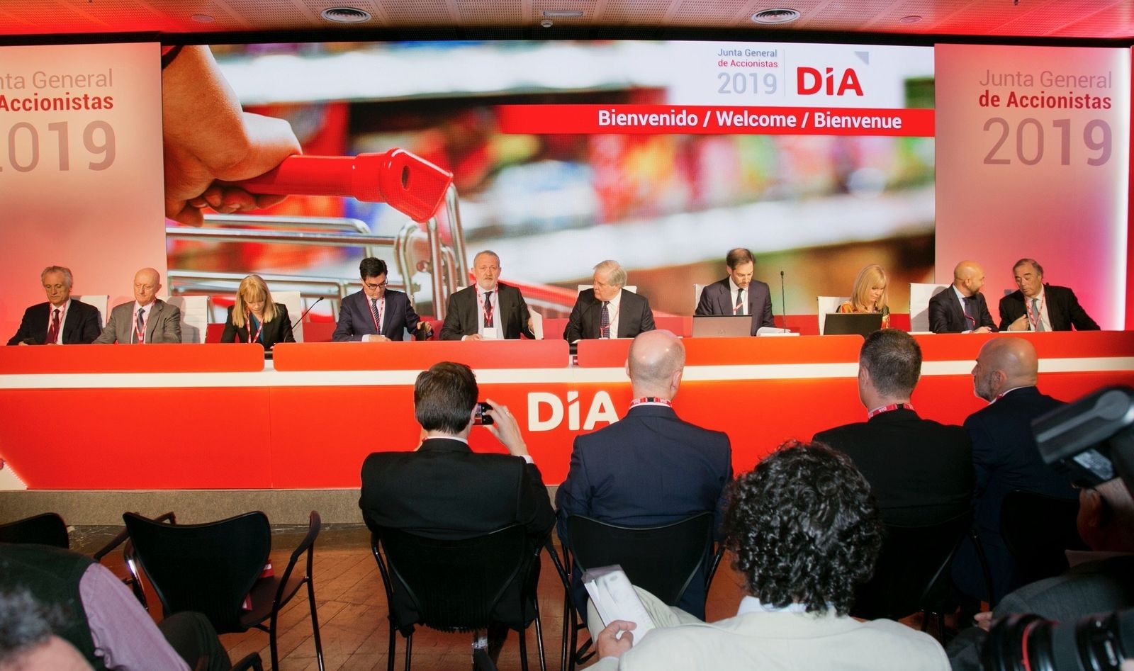 Junta de accionistas de Dia.