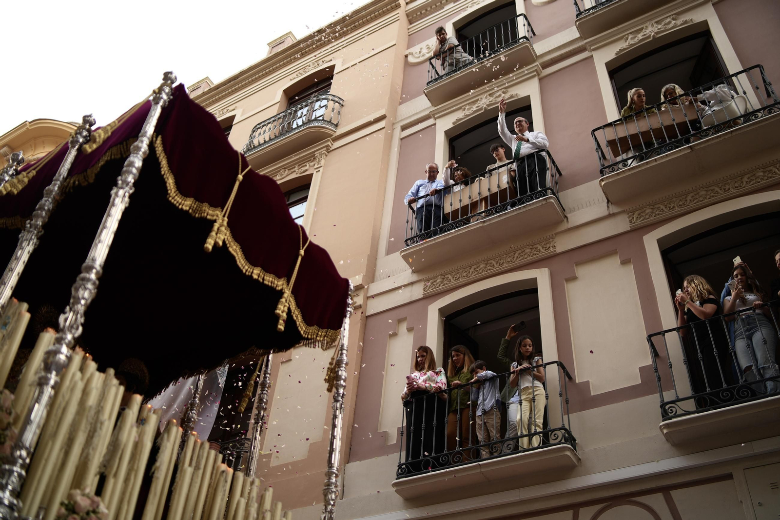 Salutación el Domingo de Ramos en Málaga, en imágenes