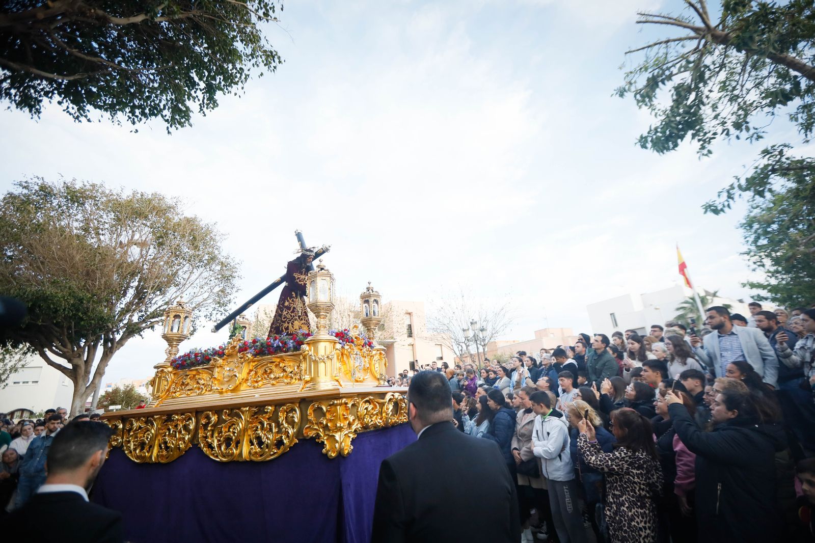La procesión del Encuentro, en imágenes