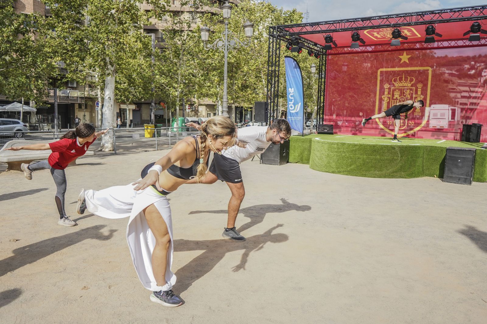 Granada disfruta con la Fan Zone de la Selección española