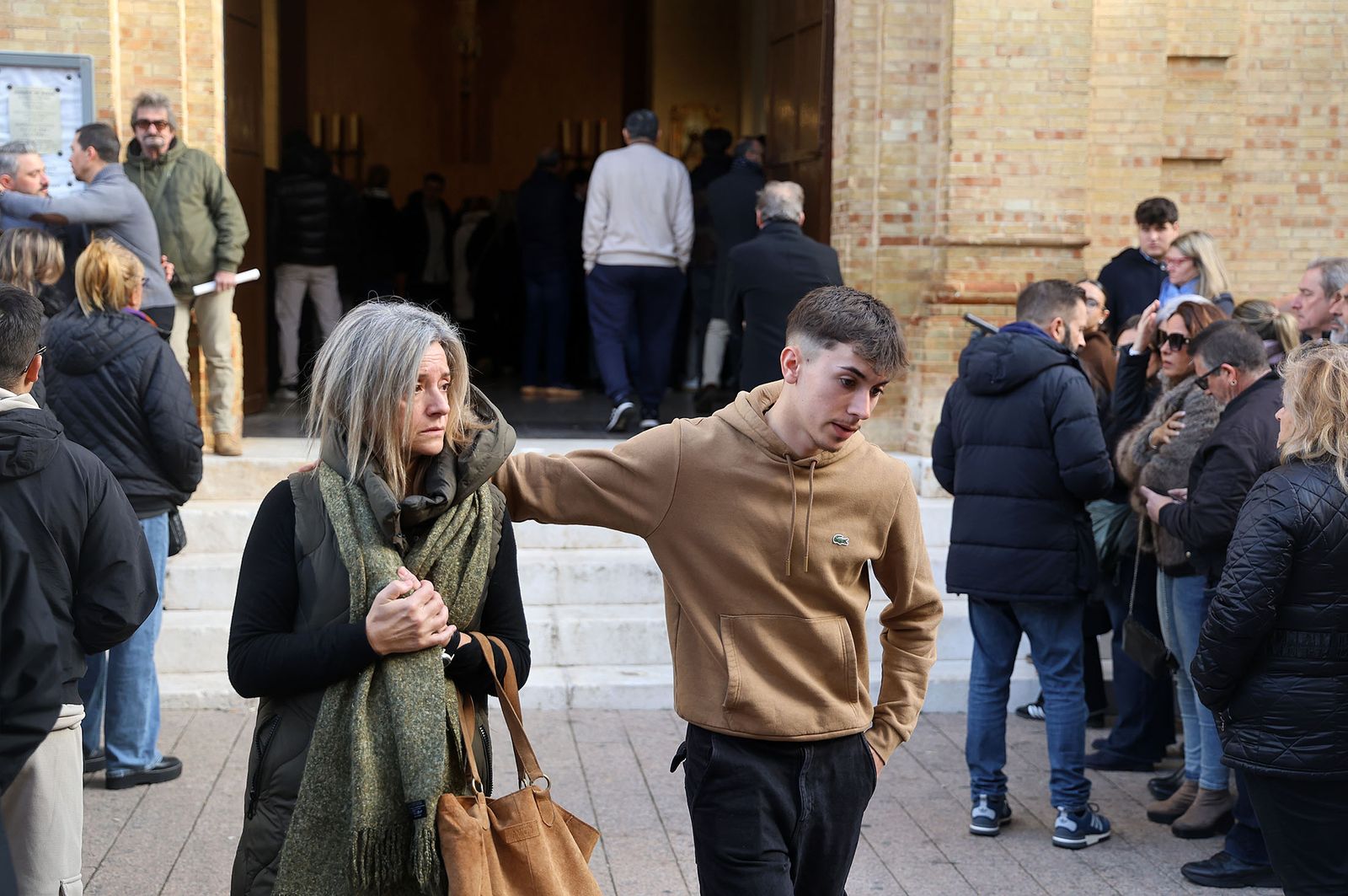 Fotografías de la misa de despedida a David Cordón