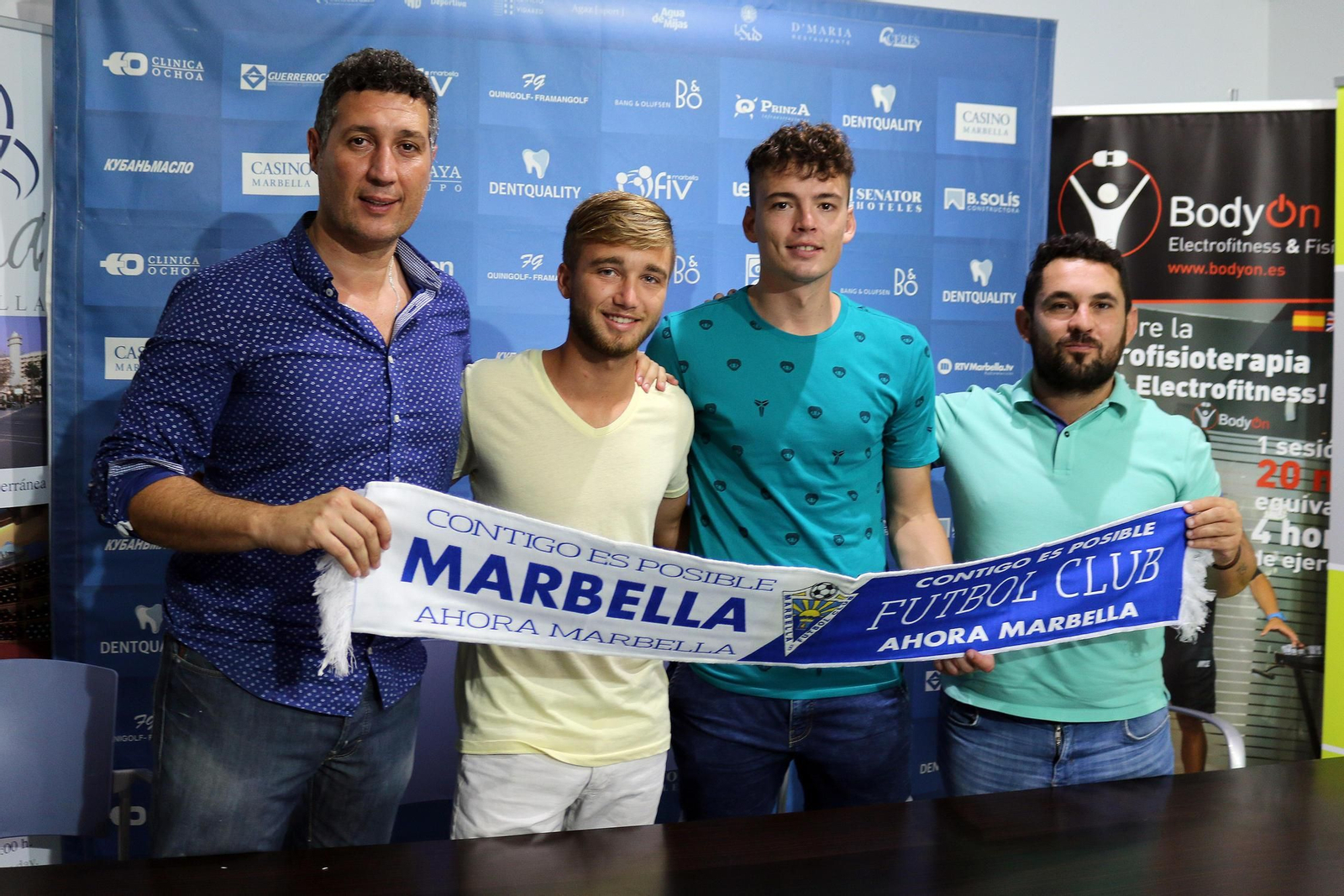 Chus Hevia y Víctor Estébanez.