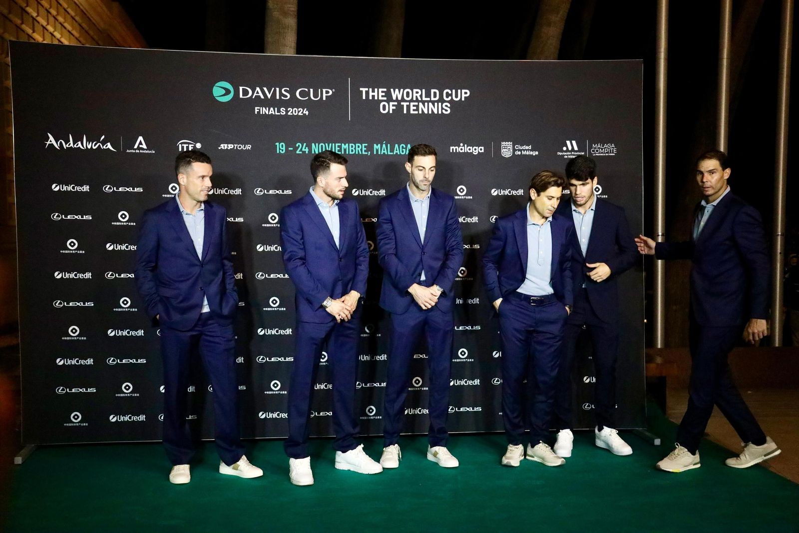 La alfombra roja de la Copa Davis