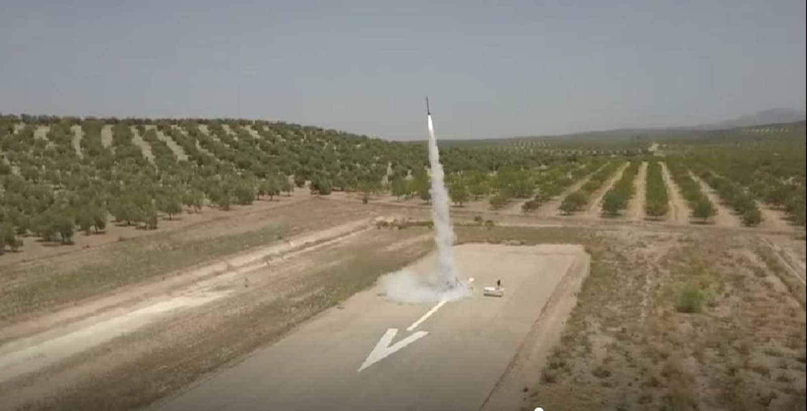 Fadaray Rocketry lanza con éxito su cohete sonda desde Villacarrillo: "Nuestro objetivo es llegar al espacio"
