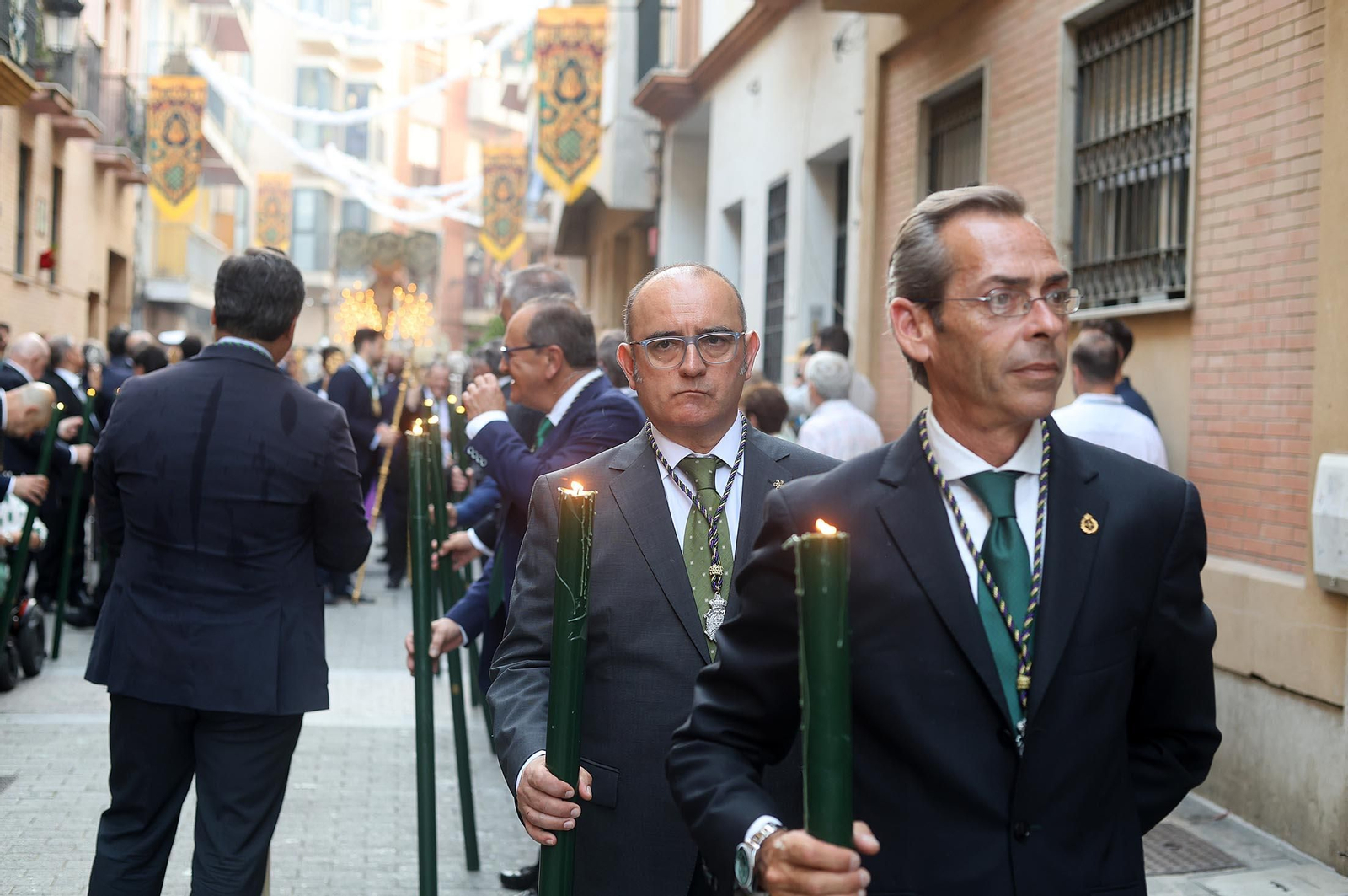 Imágenes de la procesión extraordinaria de la Virgen de la Esperanza por las calles de Huelva