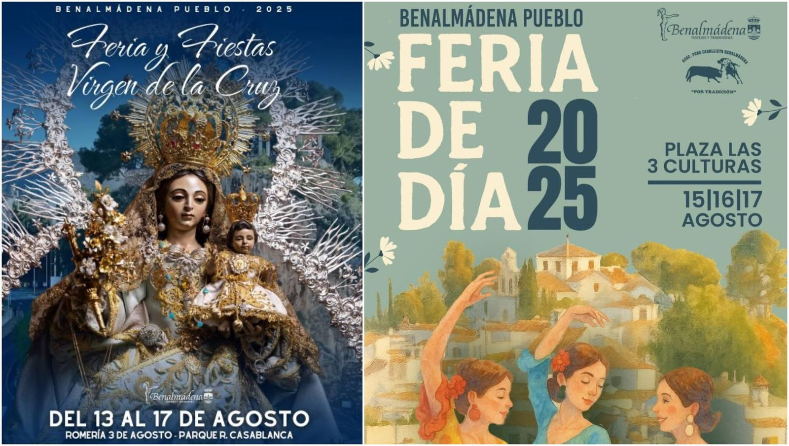 Los carteles de la Feria de Benalmádena Pueblo.