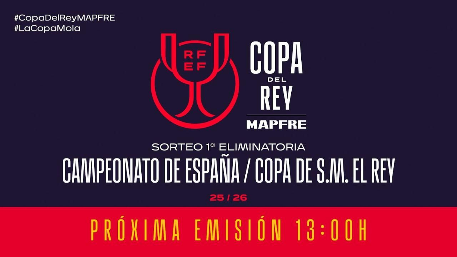 Sorteo de la primera ronda de la Copa del Rey 2025-2026