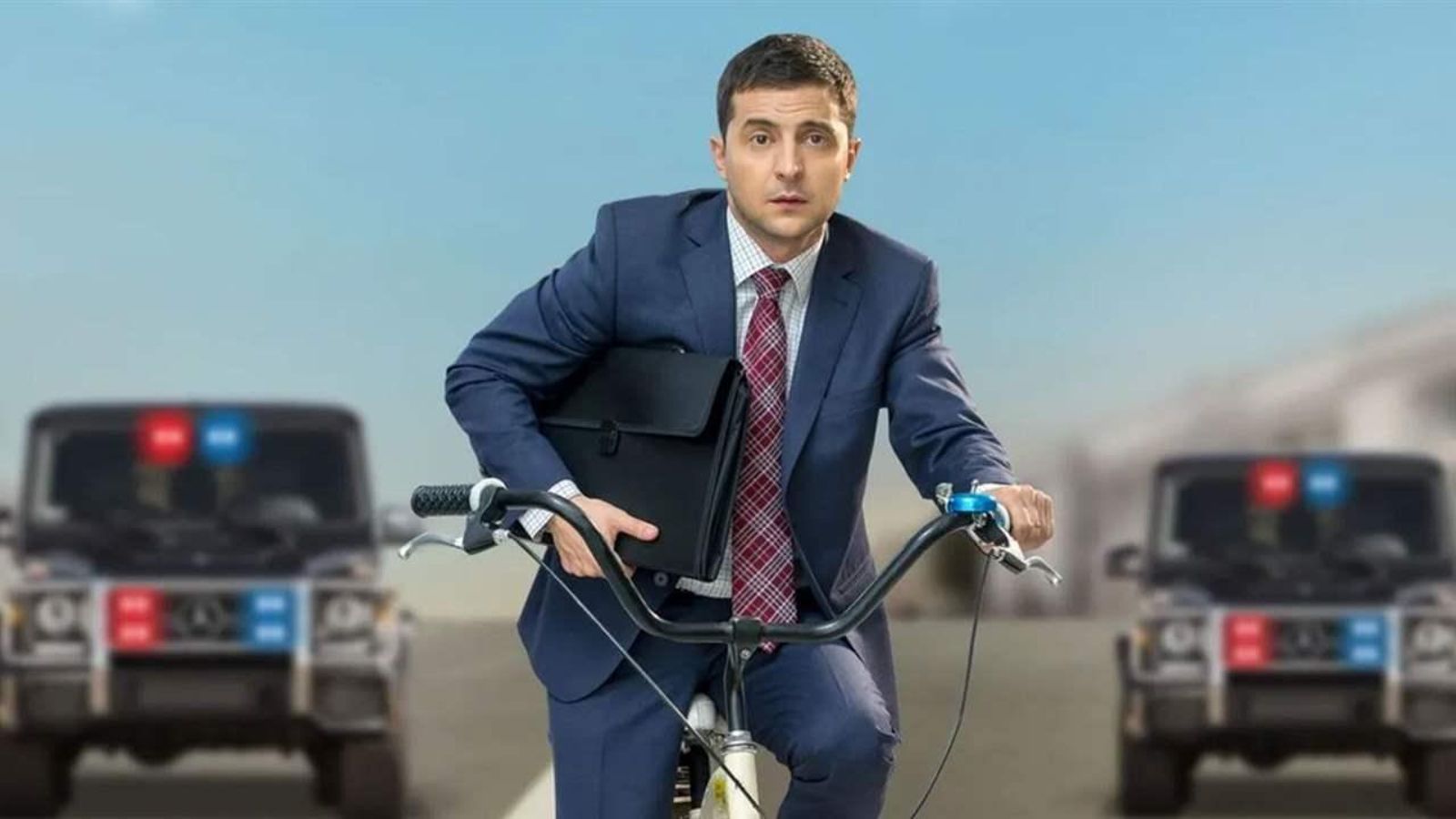 Volodímir Zelenski, en la comedia que lo encumbró a la fama.