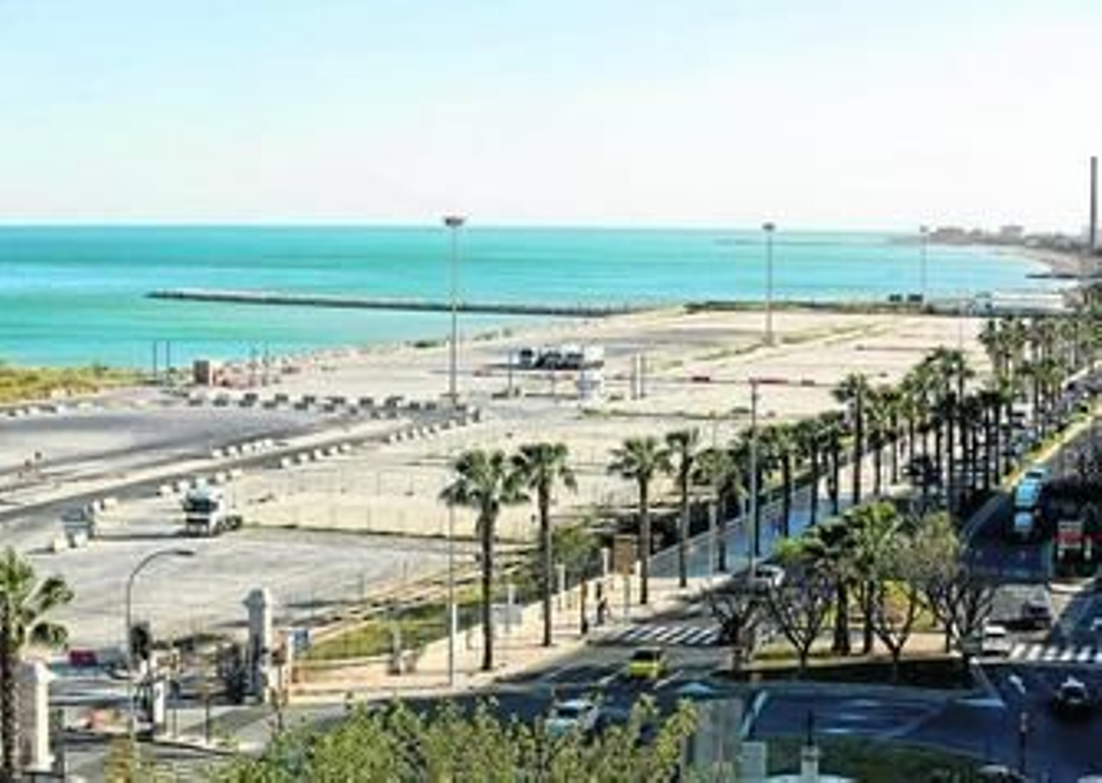 La parcela en la que se pretendía construir el Auditorio. La parcela en la que se pretendía construir el Auditorio.