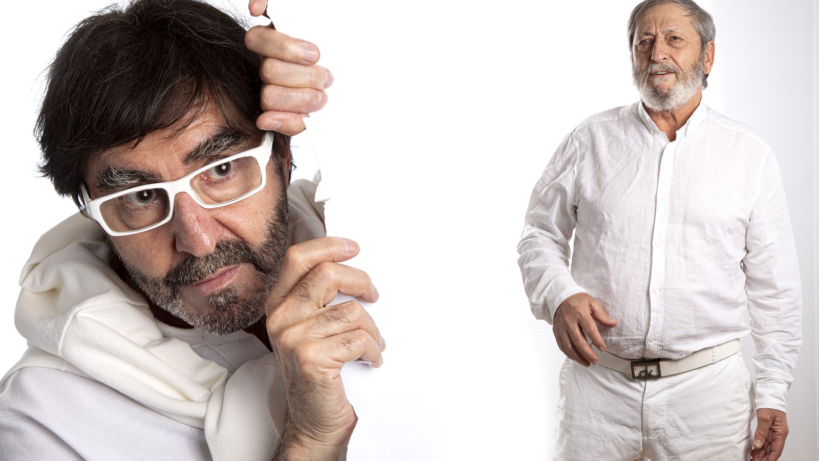 Luis Alcántara y Pepe Madrid, actores de Seven.