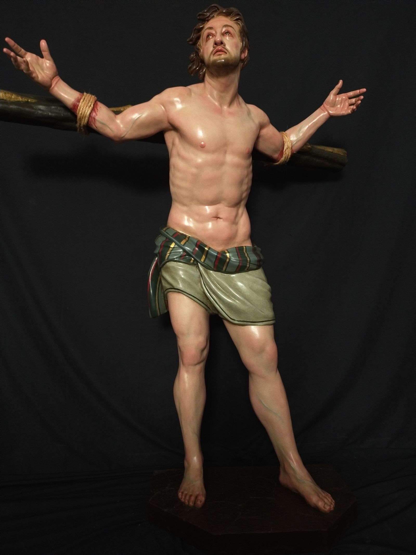 Imagen del buen ladrón realizada por Jesús Vidal.