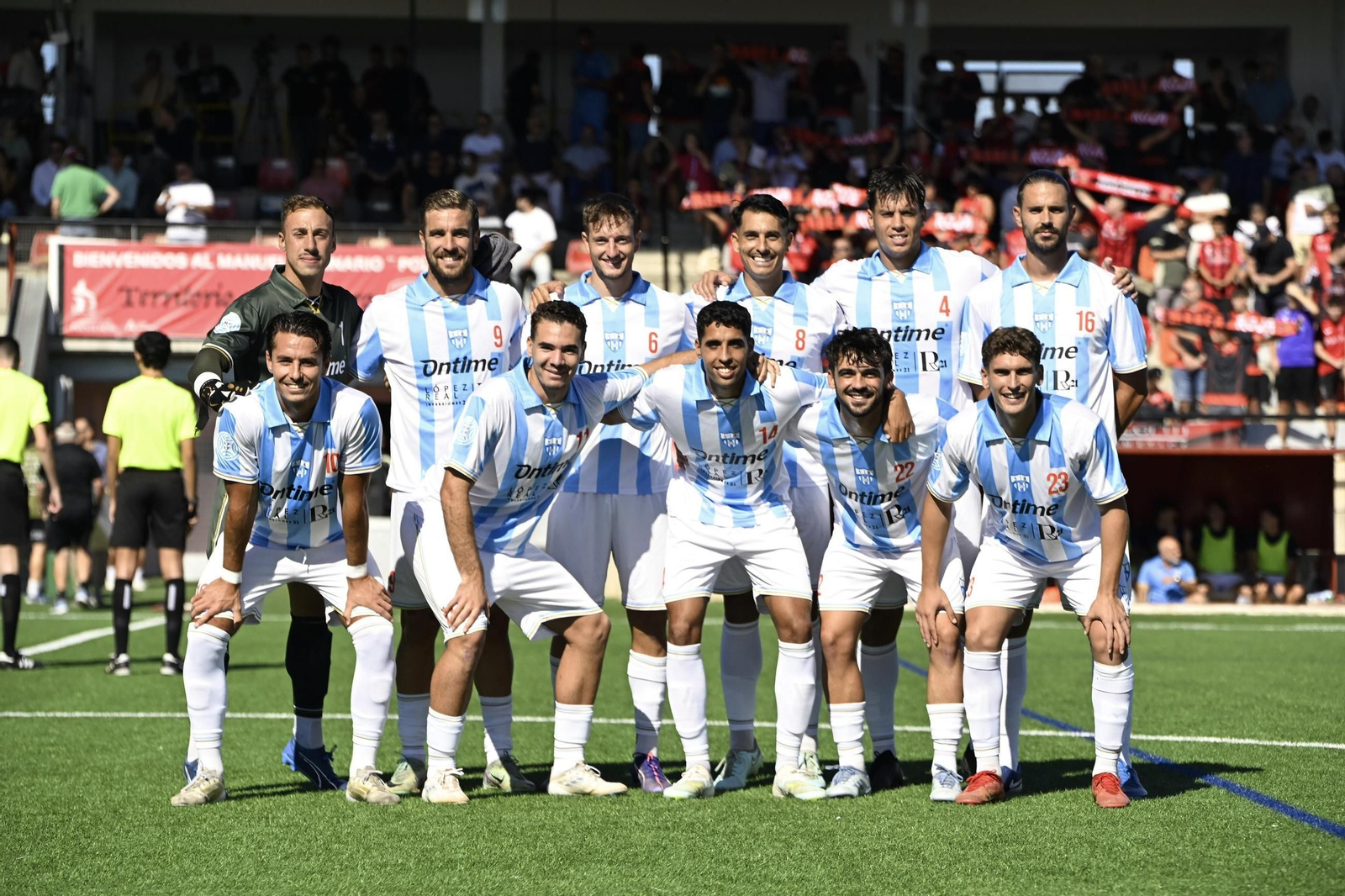 Once del Unión Malacitano en un partido de la presente temporada.