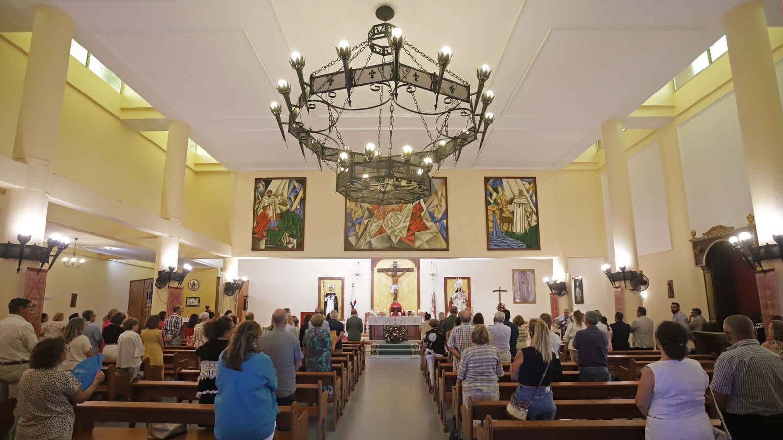 Fotos de la bendición de la nueva Cruz de Lampedusa en Algeciras