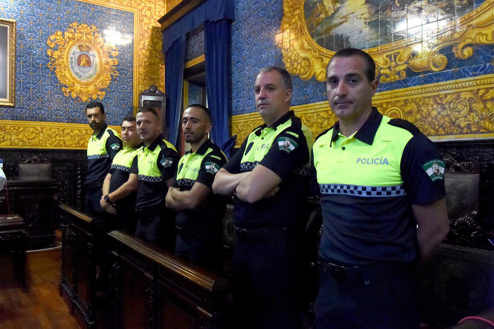 Los seis agentes incorporados hoy a la Policía Local de Algeciras