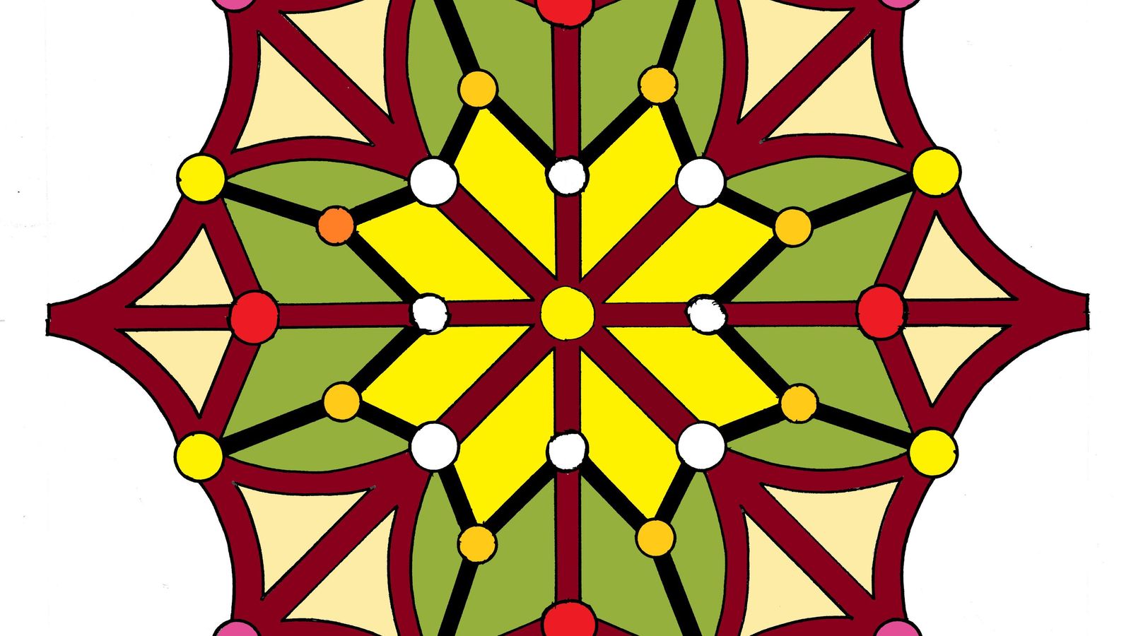 El boceto de la alfombra que se realizará en Sevilla.