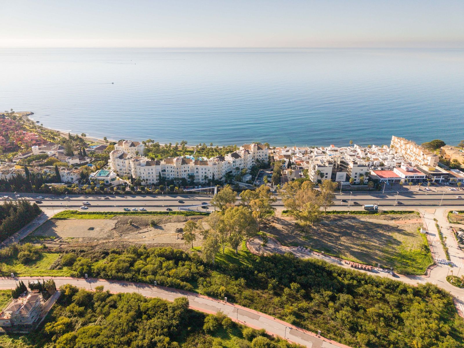 La zona de La Boladilla, en Estepona.