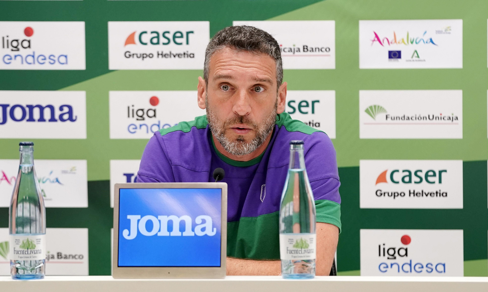 Ibon Navarro, en sala de prensa