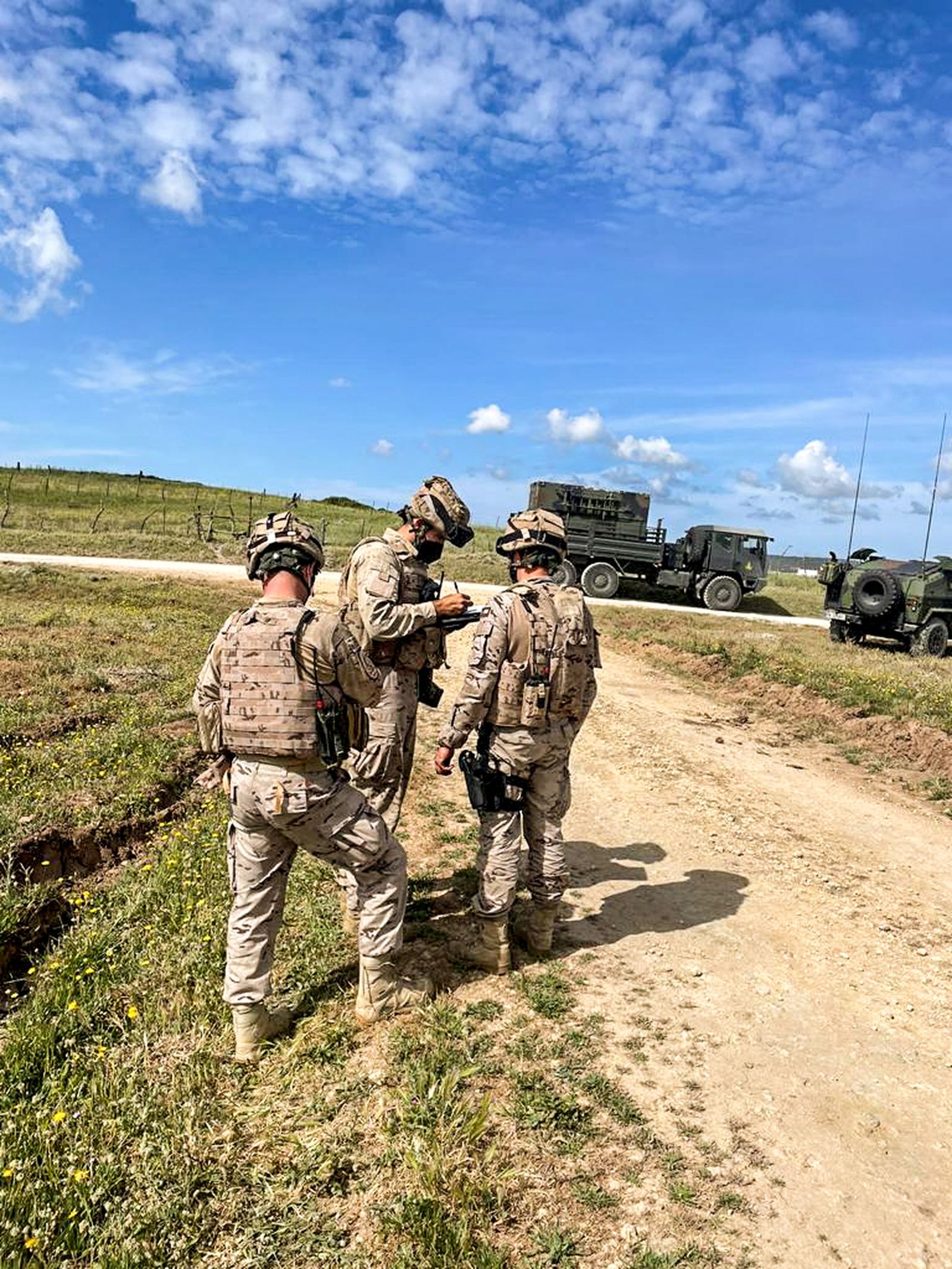 Imágenes de la Infantería de Marina en el Retín en Marfibex