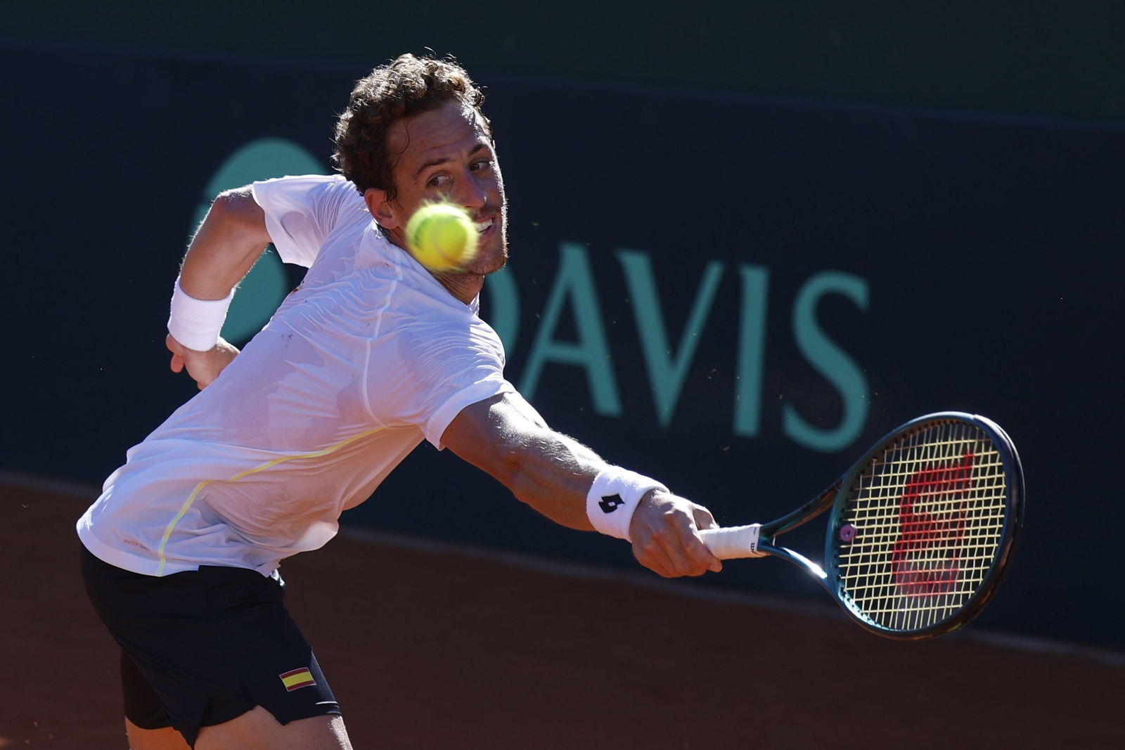 Roberto Carballés durante un entrenamiento en Marbella.